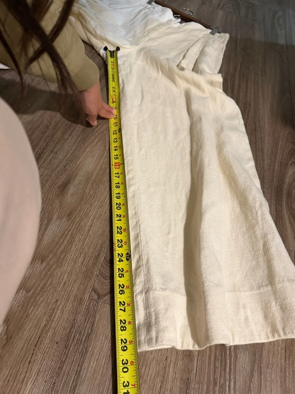 A.L.C Bennett Linen High Waisted Wide Leg Pants Size: 14